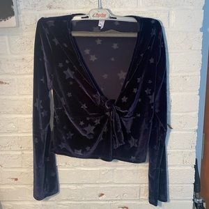 Urban Outfitters Long Sleeve Star Top